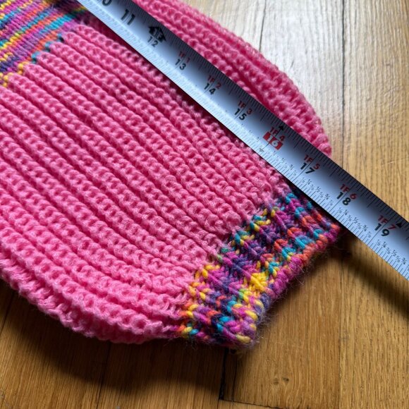 POL Size M Multicolor Pink Rainbow Colorful Confetti Boxy Oversized Sweater - Picture 14 of 16